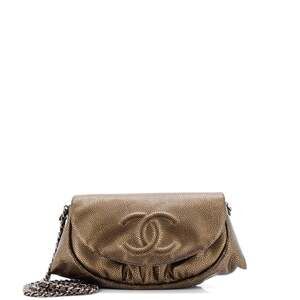 Chanel Half Moon Wallet On Chain Caviar #206428C21B